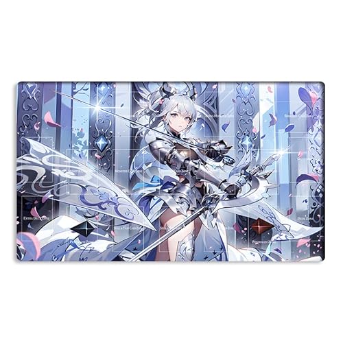 New Mlikemat Playmat Labrynth of the Silver Castle TCG CCG OCG Sammelkartenspielmatte mit Zonen + Gratis Tasche (ZD014-119-A) von Mlikemat