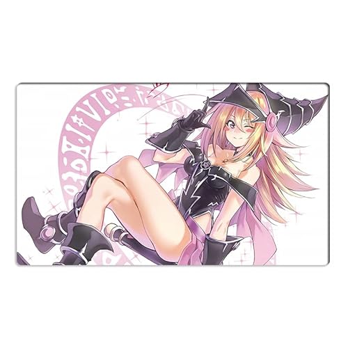 Mlikemat Neue Playmat ZD014-969-K Dark Magician Girl TCG CCG Sammelkartenspiel Matte Pad Keine Zonen + Gratis Tasche von Mlikemat