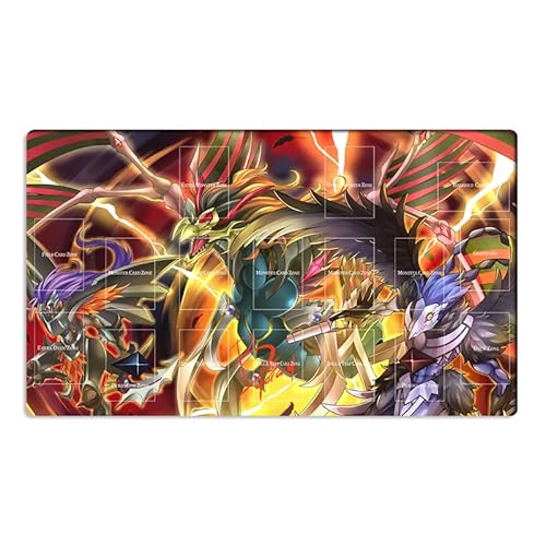 New Mlikemat Playmat Blackwing TCG CCG OCG Sammelkartenspielmatte mit Zonen + gratis Tasche (ZD039-975-A) von Mlikemat