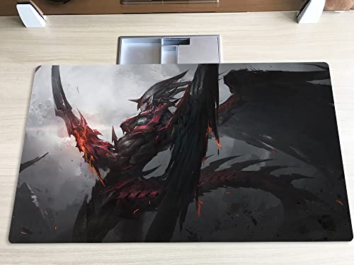 New Mlikemat Playmat Destiny Hero Destroy Phoenix Enforcer TCG CCG Sammelkartenspiel Matte Keine Zonen + Gratis Tasche (ZD039-427-K-No Zones) von Mlikemat