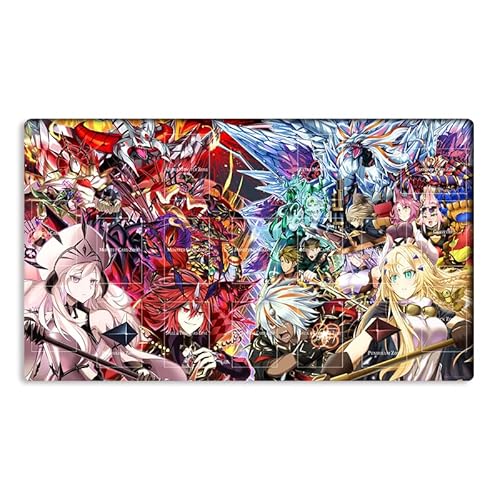 New Mlikemat Playmat Fallen of Albaz Dogmatika Ecclesia Tri-Brigade Kitt TCG CCG OCG Sammelkartenspielmatte mit Zonen + Gratis Tasche (ZD039-150-A) von Mlikemat