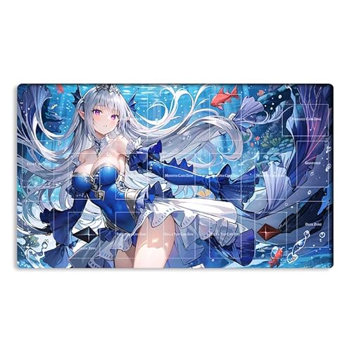 New Mlikemat Playmat Tearlaments Scheiren TCG CCG OCG Sammelkartenspielmatte mit Zonen + Gratis Tasche (ZD014-593-A) von Mlikemat