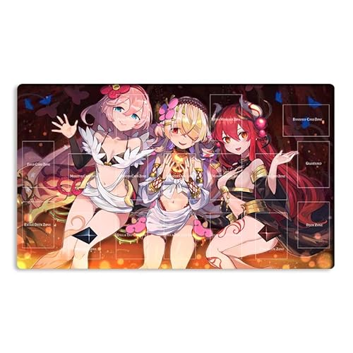 Neue Mlikemat Playmat Traptrix Allomerus & Traptrix Rafflesia TCG CCG OCG Sammelkartenspielmatte mit Zonen + Gratis Tasche (ZD014-096-A) von Mlikemat