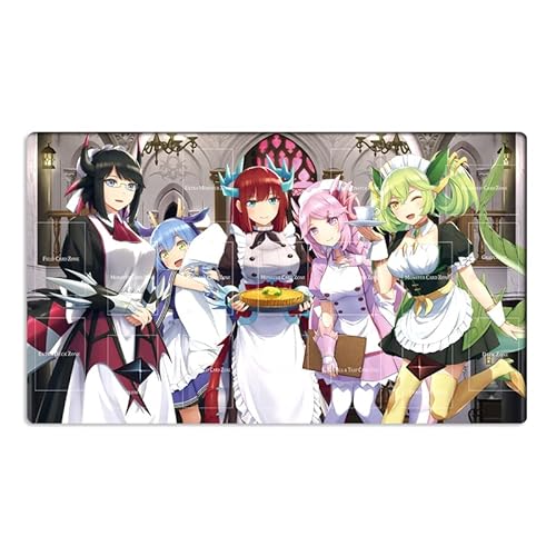 Mlikemat ZD014-244-A Spielmatte Girls Dragonmaid, CCG TCG Sammelkartenspielmatte und kostenlose Tasche von Mlikemat