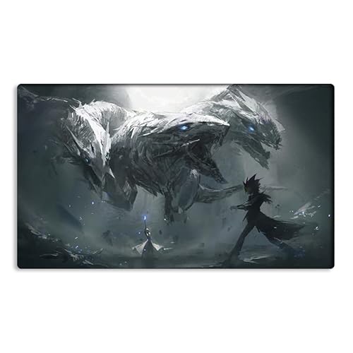 Mlikemat Playmat Swordsoul of Mo Ye Swordsoul Supreme Sovereign TCG CCG Sammelkartenspielmatte ohne Zonen + gratis Tasche (ZD014-649-K-No Zones) von Mlikemat