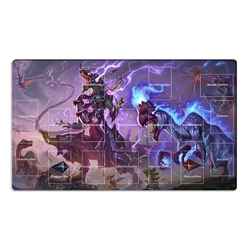 Mlikemat ZD014-733-A Spielmatte Ultimate Conductor Tyranno CCG TCG Sammelkartenspielmatte und kostenlose Tasche von Mlikemat