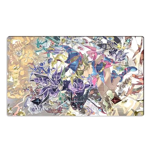 New Mlikemat Playmat Duel Monsters TCG CCG OCG Sammelkartenspielmatte mit Zonen + Gratis Tasche (ZD039-558-A) von Mlikemat