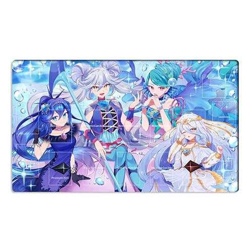 Neue Mlikemat Playmat Marincess TCG CCG OCG Sammelkartenspielmatte mit Zonen + Gratis Tasche (ZD039-773-A) von Mlikemat