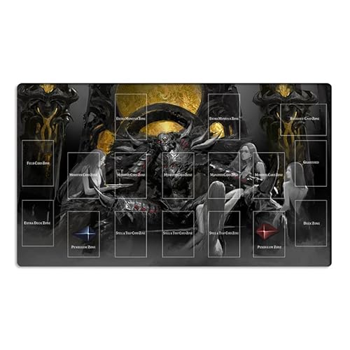 Neue Mlikemat Playmat Erebus Der Unterwelt Monarch TCG CCG OCG Sammelkartenspielmatte mit Zonen + Gratis Tasche (ZD039-429-A) von Mlikemat