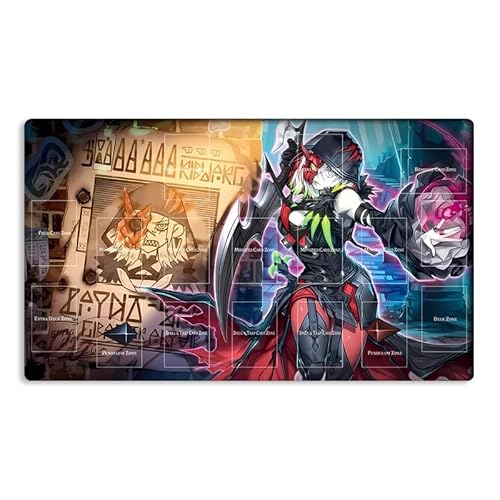 New Mlikemat Playmat Diabellestarr Die dunkle Hexe TCG CCG OCG Sammelkartenspielmatte mit Zonen + Gratis Tasche (ZD014-064-A) von Mlikemat