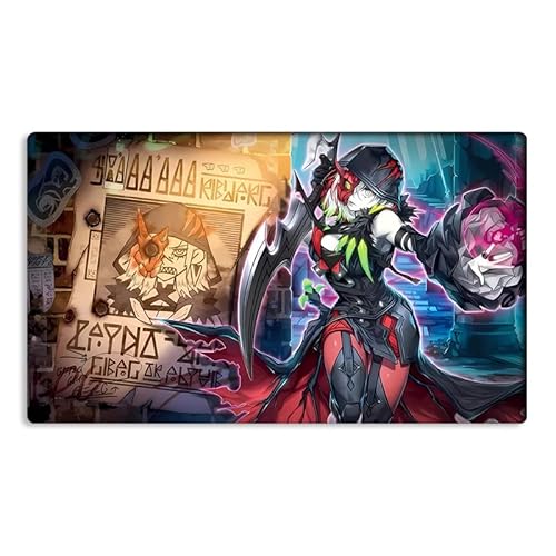 New Mlikemat Playmat Diabellestarr Die dunkle Hexe TCG CCG OCG Sammelkartenspielmatte mit Zonen + Gratis Tasche (ZD014-064-K) von Mlikemat