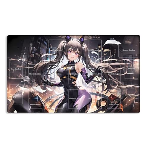 New Mlikemat Playmat I:P Masquerena TCG CCG OCG Sammelkartenspielmatte mit Zonen + Gratis Tasche (ZD014-354-A) von Mlikemat