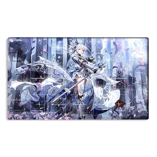 New Mlikemat Playmat Labrynth of the Silver Castle TCG CCG OCG Sammelkartenspielmatte mit Zonen + gratis Tasche (ZD039-319-A) von Mlikemat