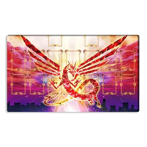 Neue Mlikemat Playmat TCG CCG OCG Sammelkartenspielmatte mit Zonen + gratis Tasche (ZD014-359-T) von Mlikemat