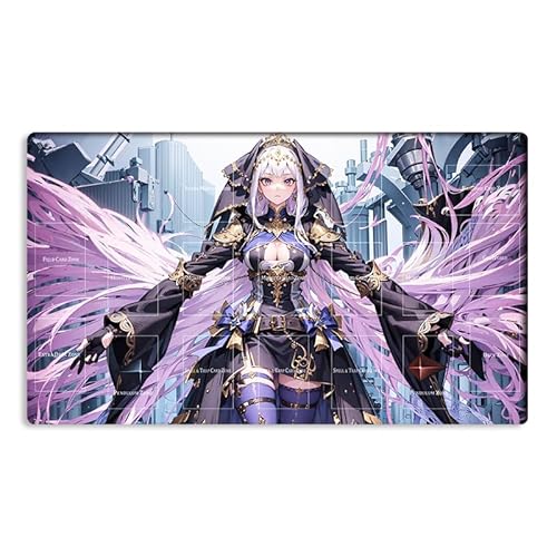 Neue Mlikemat Playmat TCG CCG OCG Sammelkartenspielmatte mit Zonen + gratis Tasche (ZD014-824-A) von Mlikemat