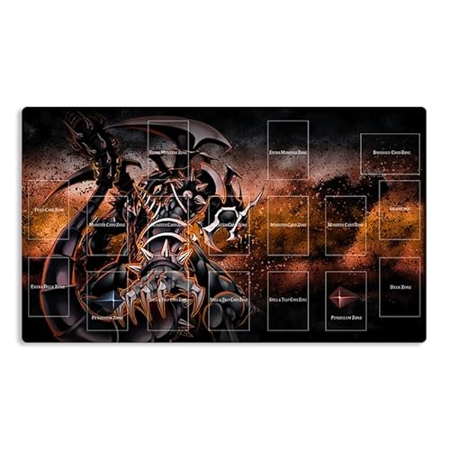 Neue Mlikemat Playmat TCG CCG OCG Sammelkartenspielmatte mit Zonen + gratis Tasche (ZD014-938-A) von Mlikemat