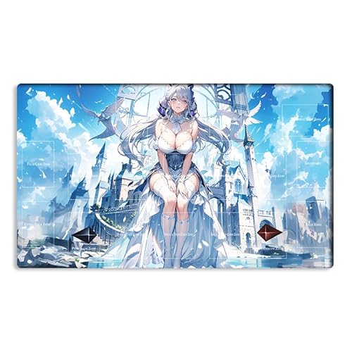 Neue Mlikemat Playmat TCG CCG OCG Sammelkartenspielmatte mit Zonen + gratis Tasche (ZD039-525-A) von Mlikemat