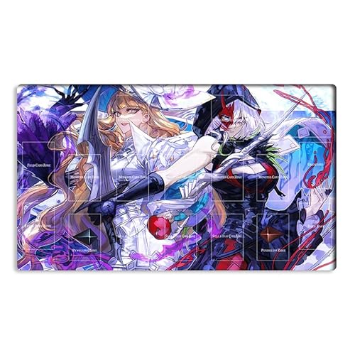 New Mlikemat Playmat Diabellze der Originalsünde Diabellstar Die schwarze Hexe TCG CCG OCG Sammelkartenspiel Matte Tischunterlage mit Zonen + Tasche (YG001-104-A) von Mlikemat