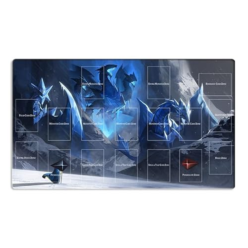 New Playmat Trishula Dragon of The Ice Barrier TCG CCG Trading Card Game Mat Free Bag von Mlikemat