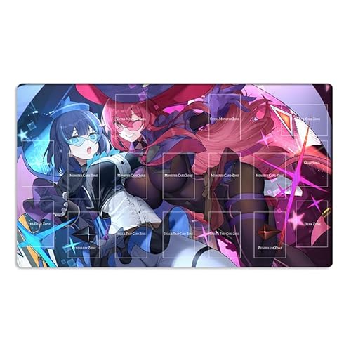 New Mlikemat Duel Playmat Evil Twins Ki-sikil & Lil-la TCG CCG Trading Card Game Mat Free Bag (ZD014-606) von Mlikemat