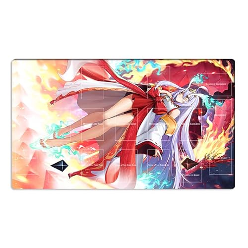 Mlikemat Playmat ZD039-902-A Kurikara The Immovable Avatar TCG CCG Kartenspiel-Matte Mauspad + kostenlose Tasche von Mlikemat