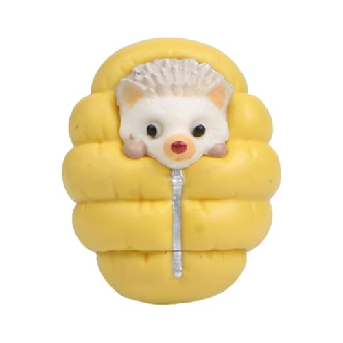 Kleine Igel, Schlafsack, Ornament, Cartoon, gesteppt, Tierfigur, Spielzeug, Miniatur für Kinderzimmer, Gartendekoration von Mllepjdh