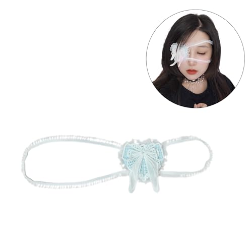 Mllepjdh Cosplays Eye Cute Eyeshade Single Eye Augenklappen Verstellbare Augen Requisiten Bequeme Augenklappen Augenbinde Cosplays Eye Girls Cute Eyeshade Single Eye Eye Patches Verstellbares Auge von Mllepjdh