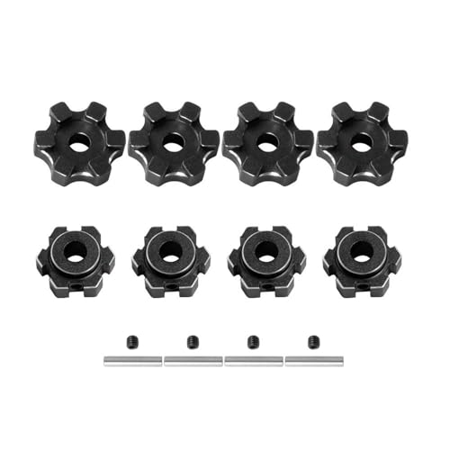 Mllepjdh Erweiterte Adapter Metall Kontermutter Sechskant Adapter Set Teil Fernbedienung Auto Spielzeug Zubehör von Mllepjdh