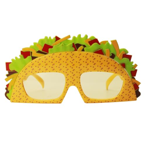 Mllepjdh Sandwich Brille Hamburger Augen Brille Für Halloween Cosplay Kostümzubehör Lustige Brillen Party Brillen Lustige Brillen von Mllepjdh