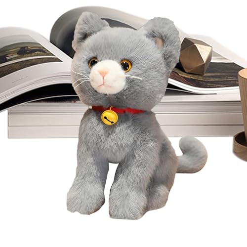 Cotton Doll Toys, Realistic Plush Cat 27cm, Stuffed Animal Plush Toy, Pillow Toy, Cute Cotton Doll Toys, Soft Plush Cat Toy, Realistic Stuffed Cat, Plush Doll, von Mlllokfki