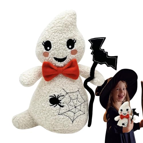 Ghost Plush Toy | Spider Ghost Doll | Bat Ghost Plush, Halloween Plushies Toy Halloween Party Plush Ghost Doll Decoration Spider Pattern Ghost Bat Pattern Plush Plush Halloween Decor von Mlllokfki