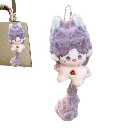 Mlllokfki Adorable Anime Plush Keychain Pendants | Collectible Stuffed Animals and Toys | Small Plushies Ideal for Kids and Adults | Great for Anime Enthusiasts and Fun Decorative Accessories von Mlllokfki