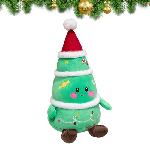 Mlllokfki Adorable Christmas Decorations, Cozy Christmas Animal Plush, Christmas Plush Toys, Stuffed Animal Christmas Decor, Cuddly Christmas Plush Toys, Holiday Animal Stuffed Toys von Mlllokfki