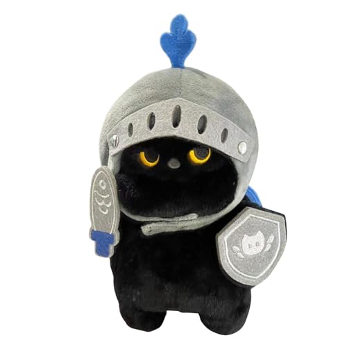 Mlllokfki Cat Plush Toy, Soft cat Stuffed Animal, Cuddly cat Plush, Stuffed Animal Knight Cat Doll, Soft Cat Plush Stuffed Animal Toy for Boys Children and Kids von Mlllokfki