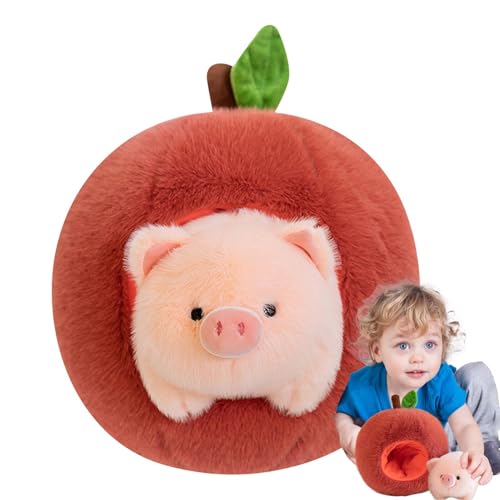 Mlllokfki Decorative Animal Plush, Cuddly Animal Throw Pillow, Kids Sleeping Plush Pillow, Soft Plush Animal Pillow, Plush Doll Fruit Set, Plush Toy for Living Room, Cute Animal Sleeping Plush von Mlllokfki