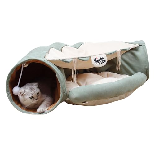 Pet Tunnel Toy, Cat Play Tunnel, Cat Bed, Pet Activity Tunnel, Cat Relaxation Cave, Comfortable Cat Nest, Interactive Cat Toys, Cat Tunnel Playhouse, Durable Cat Sleeping Bag, Travel-Frien von Mlllokfki