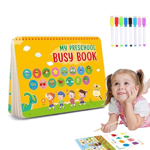 Preschool , Toddler Learning Books, Kindergarten Activity Books, Lernbücher für Kinder, bunte Lernbücher, 15 Toddler Books, Interaktive Kindergartenbücher, Fun Activity Books von Mlllokfki