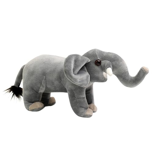 Simulation Elefant Plüsch | Lebendige Elefantenpuppe | gefülltes Elefanten-Kissen, weiches und gemütliches Spielzeug, gefülltes Elefantenkissen, weiches und gemütliches bequemes Spielzeug von Mlllokfki