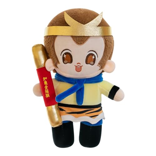 Wukong Plush Toy | Monkey Stuffed Doll | Equal to Heaven | Destiny Man Game Wukong Doll Plush Monkey Toy Plush Kids Plush Toy 11-Inch Monkey Wukong Game Peripheral Plush Toy Doll von Mlllokfki