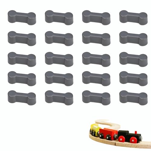 20 Stück Holzeisenbahn Zubehör,Verbindungsstücke Holzeisenbahn,Schienenverbinder,Holzschienen Adapter Verbinder,Dauerhaft Robustheit Track Connector für Kinder Spielzeug,Geeignet Geburtstagsfeier 20 Stück Holzeisenbahn Zubehör,Verbindungsstücke Holzeisenbahn,Schienenverbinder,Holzschienen Adapter Verbinder,Dauerhaft Robustheit Track Connector für Kinder Spielzeug,Geeignet Geburtstagsfeier von MniimaLuxe