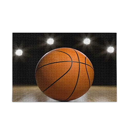 Mnsruu Basketball 3D Sport Puzzle Freizeit Kreative Spiele 1000 Teile für Erwachsene Kinder Geschenk von Mnsruu