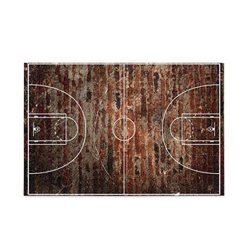 Mnsruu Basketball Court Floor Vintage Puzzle Freizeit Kreative Spiele 1000 Teile für Erwachsene Kinder Geschenk von Mnsruu