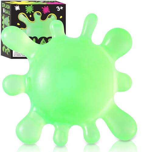 Spritzwasser-Stressball Set - Weicher Quetschball für Erwachsene & Kinder - Ideal für Büro, Schule & Autismus-Therapie - Unterstützt Stressabbau, Sensorik & Feinmotorik Stress Ball Squishy (Green, 1) Spritzwasser-Stressball Set - Weicher Quetschball für Erwachsene & Kinder - Ideal für Büro, Schule & Autismus-Therapie - Unterstützt Stressabbau, Sensorik & Feinmotorik Stress Ball Squishy (Green, 1) von MoZkkiz