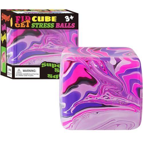 Fidget Toys Squishy Stress Cube, Eiswürfel Sensorik Ball für Kinder & Erwachsene, Anti Stress Spielzeug, Autismus Fidget, Squishy Fidget Toys, Stressball für Erwachsene & Kinder (Pink, 1) Fidget Toys Squishy Stress Cube, Eiswürfel Sensorik Ball für Kinder & Erwachsene, Anti Stress Spielzeug, Autismus Fidget, Squishy Fidget Toys, Stressball für Erwachsene & Kinder (Pink, 1) von MoZkkiz