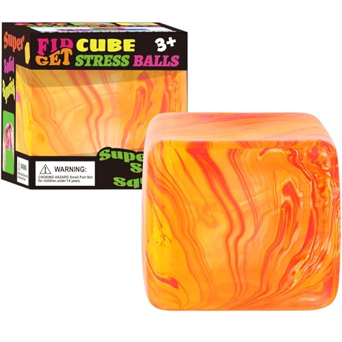 Fidget Toys Squishy Stress Cube, Eiswürfel Sensorik Ball für Kinder & Erwachsene, Anti Stress Spielzeug, Autismus Fidget, Squishy Fidget Toys, Stressball für Erwachsene & Kinder(Orange, 1) Fidget Toys Squishy Stress Cube, Eiswürfel Sensorik Ball für Kinder & Erwachsene, Anti Stress Spielzeug, Autismus Fidget, Squishy Fidget Toys, Stressball für Erwachsene & Kinder(Orange, 1) von MoZkkiz
