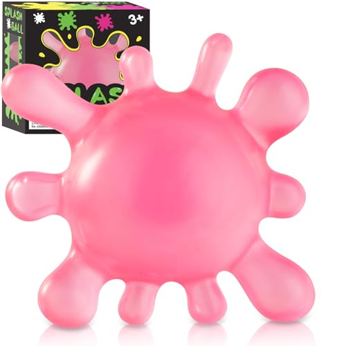 Spritzwasser-Stressball Set - Weicher Quetschball für Erwachsene & Kinder - Ideal für Büro, Schule & Autismus-Therapie - Unterstützt Stressabbau, Sensorik & Feinmotorik Stress Ball Squishy (Pink, 1) Spritzwasser-Stressball Set - Weicher Quetschball für Erwachsene & Kinder - Ideal für Büro, Schule & Autismus-Therapie - Unterstützt Stressabbau, Sensorik & Feinmotorik Stress Ball Squishy (Pink, 1) von MoZkkiz