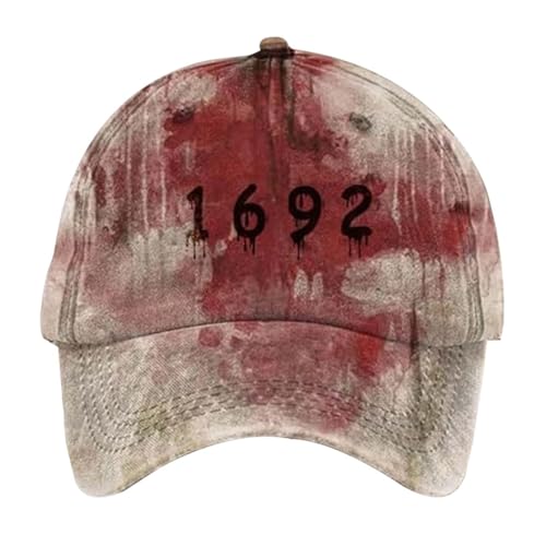 Blood Stain & Dirt Dead Zombies Baseball Cap Unisex I'm Fine Baseball Cap, Bloody I'M Fine Hat, Halloween Cosplay Cap für Frauen Männer von Mobanna