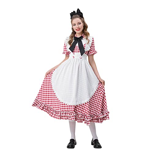 Damen Anime French Maid Dress Cosplay Halloween Kostüm Klassisches Kostüm Slim Fit Für Halloween Kawaii Weihnachten Halloween Niedliche Maid Oktoberfest Casual Maid Kostüm Anime Maid Für Halloween von Mobanna