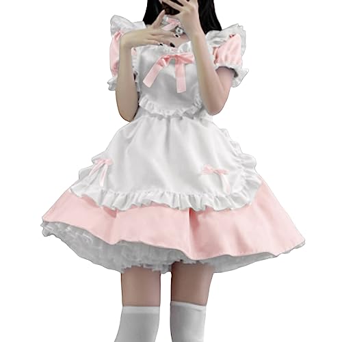 French Maid Dress Damen Für Halloween Dienstmädchen Kostüm Cosplay Kleid Kawaii Klassisches Freizeit Maid Outfit Klassisches Kostüm Niedliche Oktoberfest Niedliche Maid Maid Kostüm Für Halloween von Mobanna