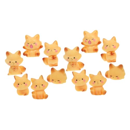 Mobestech 12 Stück Mini-Fuchs-Tiere: Winzige Figur Für Puppenhaus, Mikro-feengarten, Landschaft, Aquarium-Dekoration – Tortenfiguren Für Geburtstagspartys Mobestech 12 Stück Mini-Fuchs-Tiere: Winzige Figur Für Puppenhaus, Mikro-feengarten, Landschaft, Aquarium-Dekoration – Tortenfiguren Für Geburtstagspartys von Mobestech